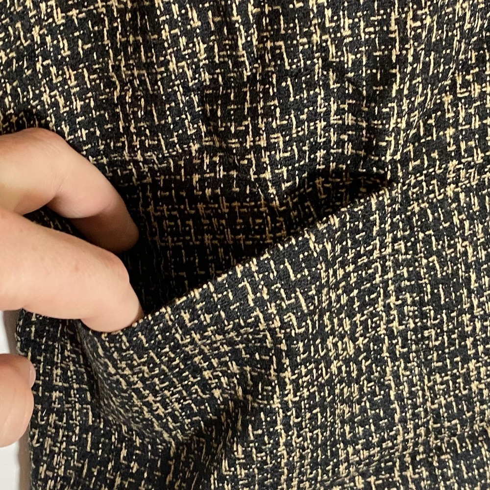 Vintage Bentley‎ Blazer Juniors 9/10 Blue Check Acrylic One Button Made USA 90s - Picture 9 of 16